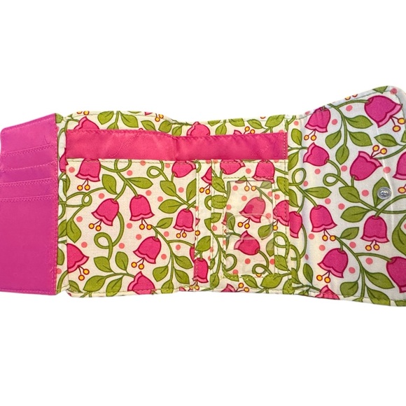 Vera Bradley Brightly Tulip Patterned Wallet - Picture 2 of 10